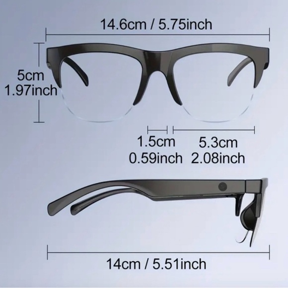 Wireless Headset Glasses XG88 Pro MSRP $129.00 NIB - Picture 3 of 7